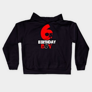 6Th Birthday For Boys 6 Yrs Old Ice Hockey Kids Hoodie